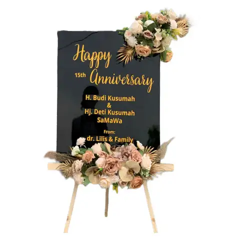 Papan Bunga Akrilik Loloan Timur